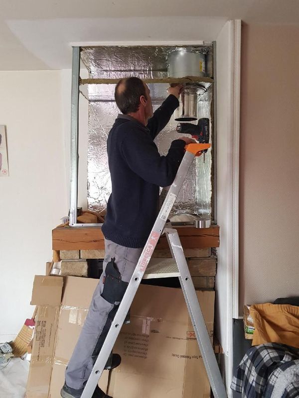 Tubage de cheminée - Installation conduit Inox/Galva